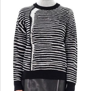 A.L.C. Sweaters - A.L.C Zebra Animal Print Wool Sweater A.L.C. Sweaters - A.L.C Zebra Animal Print Wool Sweater